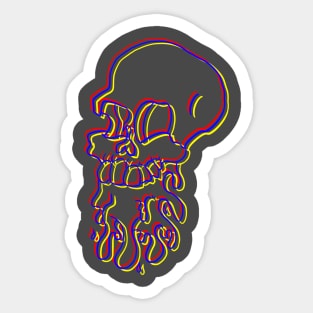 Prim Skull Sticker